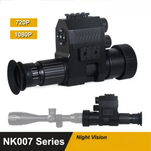 Hunting Riflescope Night Vision Monocular Optics Infrared Camera Photo Recording - Picture 1 of 32