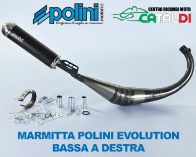Marmitta Espansione Polini Evolution YAMAHA DT 50 / DT R SM MINARELLI AM6 bassa - Immagine 1 di 3