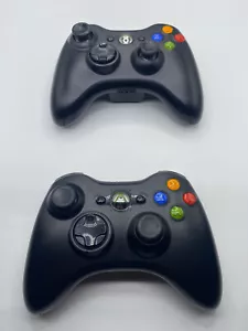 Microsoft Xbox 360 Wireless Controller Authentic Official SameDayShip TESTED *4* - Imagen 1 de 4