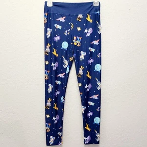 XS Leggings Disney Park 50th Anniversary Schloss Minnie Orange Vogel Figur Damen - Bild 1 von 6