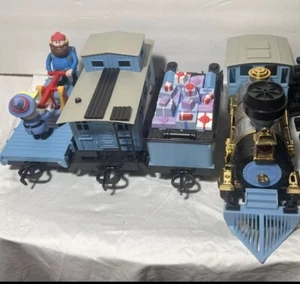 Rudolph The Island of Misfit Toys Rudolph's Red Nose Express Train Cars As Is - Picture 1 of 14