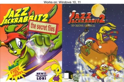Jazz Jackrabbit 2 Colección Juego PC 1998 Archivos Secretos Crónicas de Navidad Foto 1 de 3