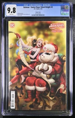Batman Santa Claus Silent Knight #2 CGC 9.8 Leirix Li Harley Quinn Cover DC 2023 - Image 1 of 2
