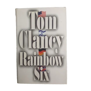 Rainbow Six By Tom Clancy, Bk#2 Of John Clark, Vintage 1998 HC, Thriller, Action - Picture 1 of 8