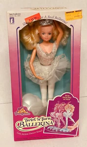 1989 Twirl N Turn Ballerina Puppe Creata Blume Prinzessin NEU/VERSIEGELT 11,5 Zoll #1051 - Bild 1 von 9