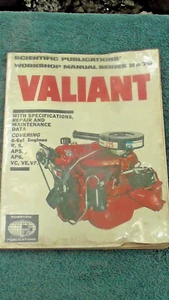 Scientific Publications Valiant 6-cylinder Workshop Manual (1962 - 69) VC-VF - Picture 1 of 3