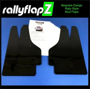 rallyflapZ | Ludflaps para adaptarse a Ford Fiesta Mk8 | Mk8.5 ST negro 4 mm PVC*Satén mate - Imagen 1 de 2