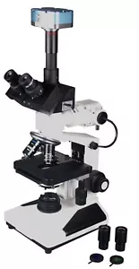 Radical 2000x Universal Industrial & Medical Microscope Top Bottom light 3Mp Cam - Picture 1 of 2