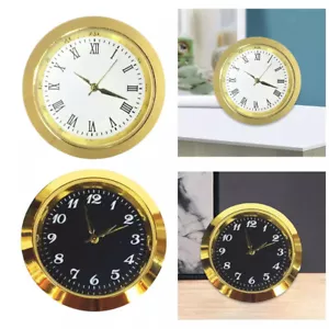 Clásico Reloj Redondo Inserto Fácil de Leer Cara Reloj Hágalo Usted Mismo Repuesto para Escritorio - Imagen 1 de 8