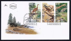 ISRAEL 3 SELLOS 2000 DINOSAURIO EN FDC en muy buen estado - Imagen 1 de 1