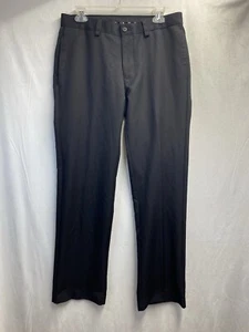 Pantalones Grand Slam Calce Moderno Tiro Medio Frente Plano Hombres 32x32 Negros Bolsillos Laterales - Imagen 1 de 16