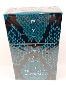 TRUSSARDI PYTHON UOMO VINTAGE SCANNER EDT 100ml NAT. SPRAY NUOVO/PELLICOLA - Foto 1 di 3