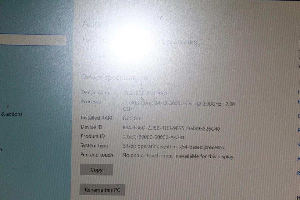Awesome MINISFORUM U500 I3 5005U Mini PC-Black 8GB LPDDR3+ 128GB Windows 1o Pro - Image 1 of 4