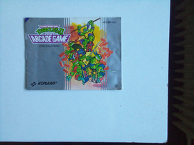 Spielanleitung Teenage Mutant Hero Turtles II Arcade Game Konami Nintendo NES