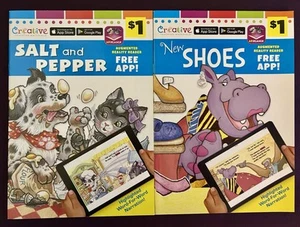 Creative Teaching Materials Books x2 Free App Augmented Reality Reader Level 2+ - Imagen 1 de 10