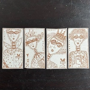 Retratos de mujer enmascarada Zettiology montaje adhesivo enmarcado RARO - Elección - Imagen 1 de 17