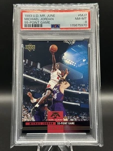 1993 NBA Upper Deck Mr. June Michael Jordan 55-Point Game #MJ7 PSA 8 - Bild 1 von 2