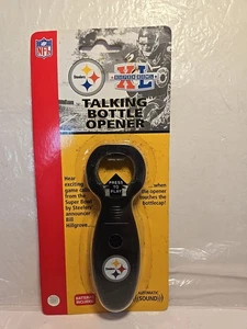 Vintage Pittsburgh Steelers Super Bowl 40 Talking Bottle Opener - Picture 1 of 5