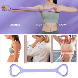 Strapazierfähiges Widerstandsband Rückenstrecker elastische Schulter Übung Fitnessgerät - Bild 1 von 13