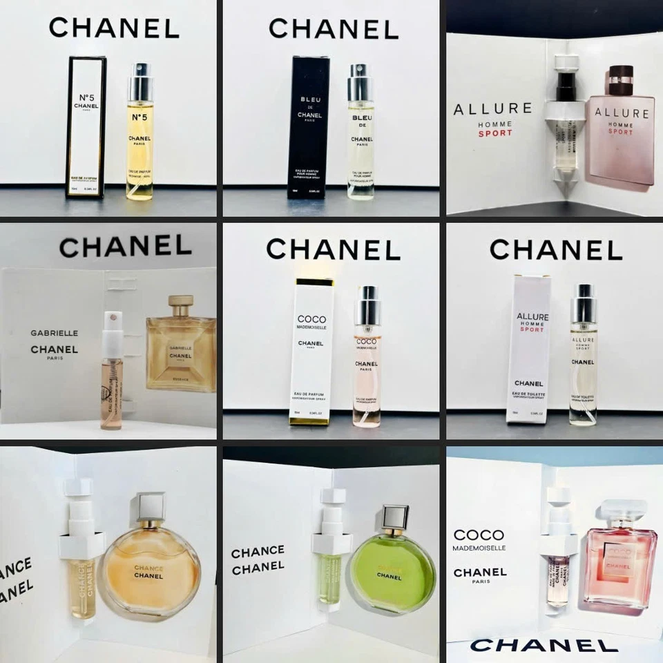 Women's Perfume Travel Sample Vial For Chanel - Choose Your Scent - Authentic - Image 1 of 1