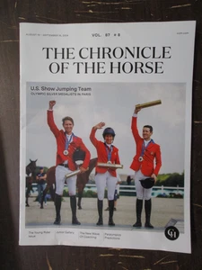 CHRONICLE OF THE HORSE MAGAZINE AUG SEPT 2024 U.S. SHOW JUMPING TEAM PARALYMPICS - Picture 1 of 2