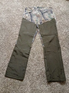 Wrangler Pro Grear Brush Guard Realtree Canvas Camo Hunting Jeans Men 34x32 - Picture 1 of 10