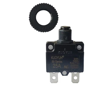 Disyuntor térmico KUOYUH 25A serie 88 125/250VAC 32VDC (25 amperios) - Imagen 1 de 5