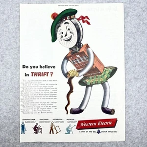 1947 Western Electric Bell Telephone Equipment Recycling Vintage Print Ad - Picture 1 of 3