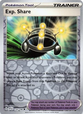 Exp. Share 174/198 - REVERSE HOLO - SV01: Scarlet & Violet Base Set - NM - Image 1 of 2