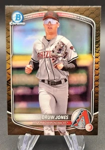 2025 Bowman Chrome Reptilian Druw Jones Arizona Diamondbacks Parallel Insert - Picture 1 of 2