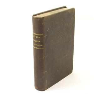 Lexicon Hebraicum et Chaldaicum E F Leopold 1896 HC Hebrew/Latin Dictionary - Imagen 1 de 8