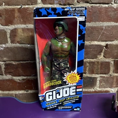 GI Joe-Combat Camo Roadblock/Salón de la Fama 12"/Hasbro-1993 sin usar, en caja figura muñeca nueva Foto 1 de 4