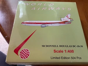 GEMINI - 1/400 - DC-10-30 - WORLD AIRWAYS - LIMITIERT AUF 504 STÜCK - Bild 1 von 3