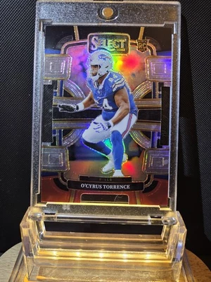 2023 Panini Select  Concourse O'Cyrus Torrence #12 Black & Red Prizm Die-Cut RC - Image 1 of 2