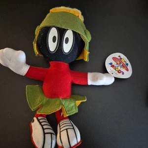Vintage 1997 Looney Tunes Marvin the Martian Stuffed Doll Toy 11" ACE Plush Tags - Picture 1 of 23