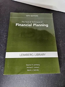 The Tools & Techniques of FINANCIAL PLANNING, 12th Ed by Leimberg, 2017 PB - Bild 1 von 12