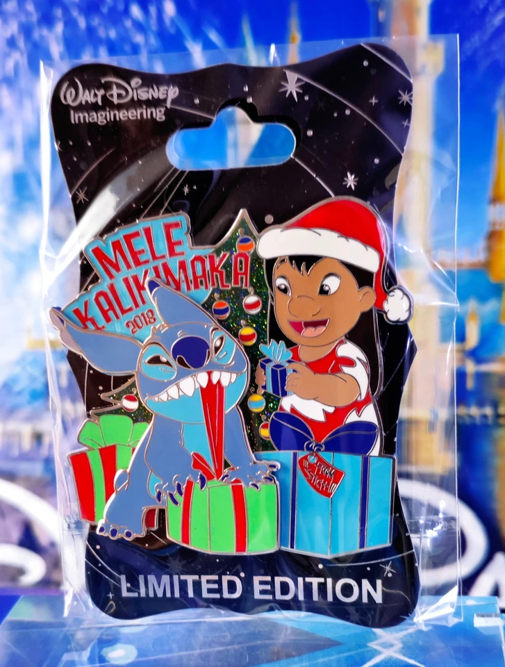 Disney WDI Pin - Lilo & Stitch Mele Kalikimaka 2018 - Image 1 of 1