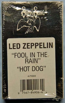 LED ZEPPELIN Fool In The Rain / Hot Dog US 1990 Swan Song 4-71003🟢MINT/SEALED🟢 - Image 1 of 4