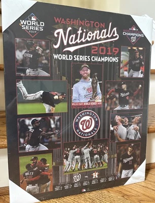 NEW MLB Washington NATIONALS 2019 World Series Championship 16x20 Plaque NOS NIP - Image 1 of 4