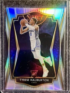 Tyrese Haliburton 2020-21 Panini Select Premier Level Silver Prizm #189 Rookie - Bild 1 von 2