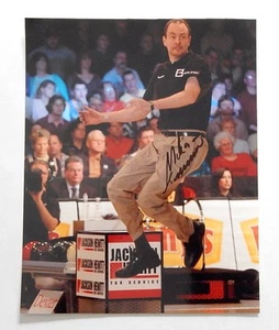 Foto firmada por Mika Koivuniemi 8x10 autógrafo profesional Bowler certificado de autenticidad - Imagen 1 de 3