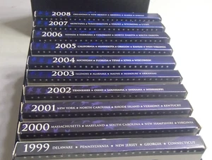 50 State Quarters PROOF Boxed Sets 1999-2008 S With COA - Picture 1 of 17