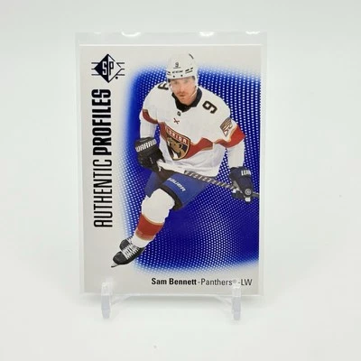 Sam Bennett -  2021-22 UD SP Hockey Authentic Profiles Blue Florida Panthers - Image 1 of 2