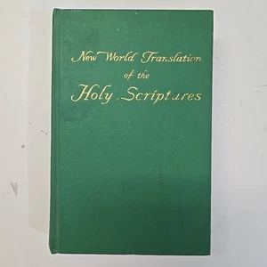 New World Translation of the Holy Scriptures Green 1961 Bible HC Watchtower - Imagen 1 de 6