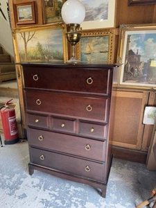 Stag Minstrel Tallboy Chest of 7 Drawers WE DO Delivery - Picture 1 of 10