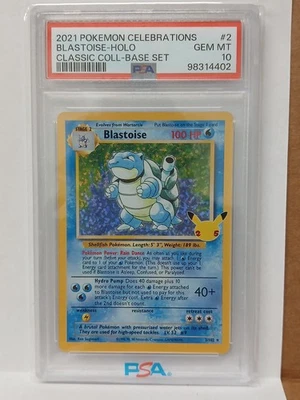 Blastoise 2/102 Celebrations: Classic Collection Holo - Image 1 of 3