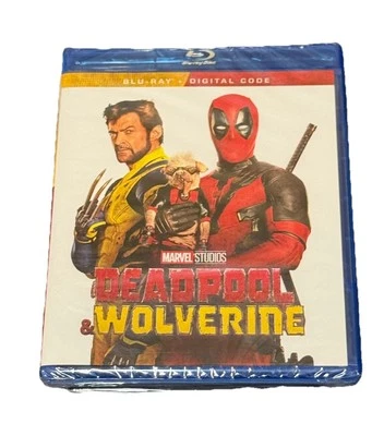 BRAND NEW, SEALED! New Deadpool and Wolverine (Blu-ray + Digital) No Slipcover - Image 1 of 2