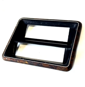 1987-1991 FORD F150 F250 F350 BRONCO CENTER RADIO A/C WOOD TRIM SURROUND BEZEL - Picture 1 of 9