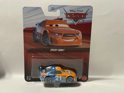 Speedy Comet Blinkr #21 Diecast Car Disney Pixar Cars 3 Mattel Brand New Rare - Image 1 of 4