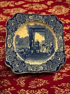 Crown Ducal George Washington Bicentenary Plate 1932 *RARE* Shape Mount Vernon - Picture 1 of 5